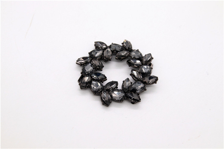 Colorful High Grade Rhinestone Women'S Shoe Accessories Clips SGS Certificate