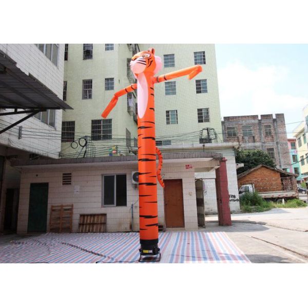Customized Tiger Shape Inflatable Sky Dancer With Blower