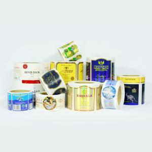 China CMYK BOPP Wine Sticker Labels Custom Logo Stickers For Packaging wholesale