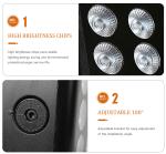 Outdoor 80W RGBW LED Flood Light DMX Wall Washer For Building Facade Architectur