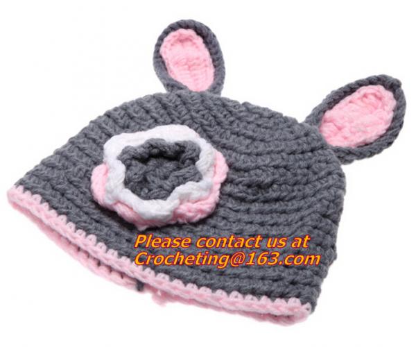 Quality Crochet Knitting Costume Soft Adorable Clothes Photo Photography Props Hats & Caps for sale