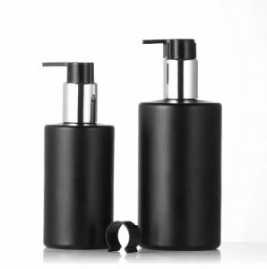 China Plastic Recycled Shampoo Pump Bottle HDPE Matt Flat Neck Customized 200ml 350ml wholesale