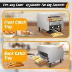 220V Commercial Electric Conveyor Toaster for Hotel/Restaurant Kitchen Food