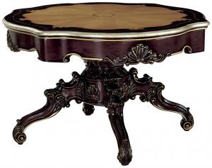 China French style round dining table, hand carved luxury dining table wholesale