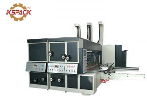 China Middle Speed Corrugated Cardboard Two Color Flexo Printing Machine with Die Cutter wholesale
