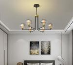 Smoked Glass Pendant Lamps Modern Pendant Light 3000K To 6000K