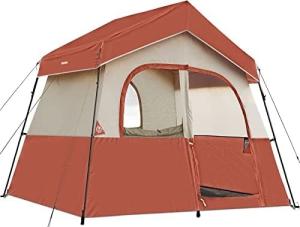 China HIKERGARDEN 6 Person Camping Tent - Portable Easy Set Up Family Tent for Camp, Windproof Fabric Cabin Tent Outdoor wholesale