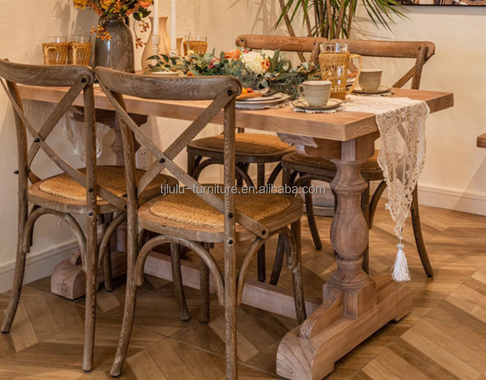 Pine Wood Frame Dining Chair for Unique Furniture Design Kitchen Restaurant Folding Table