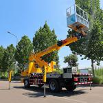 High Quality 23m Automatic Euro 6 Diesel Truck Mounted Telescopic Boom Aerial