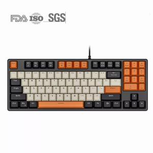 China Customize 3D Printing Personalized Retro Punk Backlit Round Keycaps Mechanical Keyboard For Game wholesale