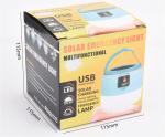 OEM Solar Rechargeable Camping Lantern ABS Rechargeable