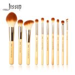 Jessup 10 Piece Makeup Brush Set Eco Friendly Bamboo Handle