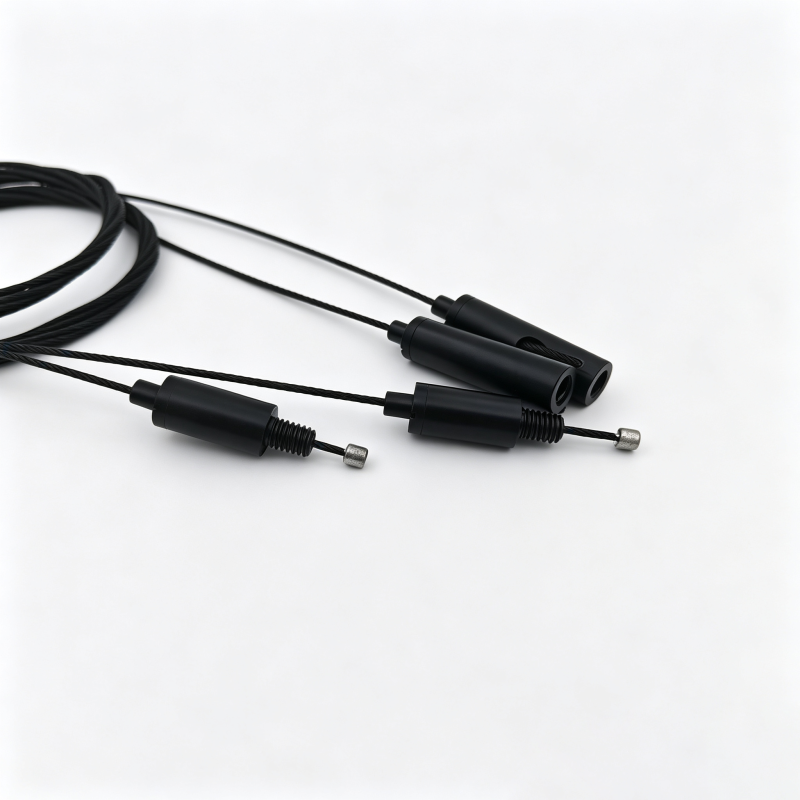 OEM Custom Black Adjustable Cable Gripper Wire Rope Hanging Hardware Kit Indoor Ceiling Lamp Suspension Fitting Accessory
