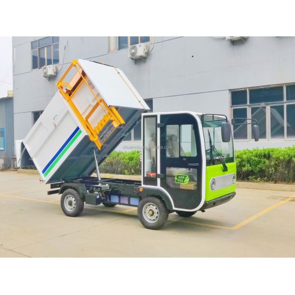 Compression EV Garbage Truck Euro2 CE EEC 4X2 Hydraulic Waste Collection Vehicles
