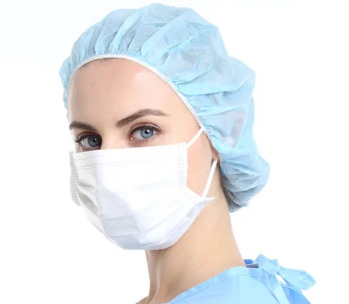 Wholesale Stock Melt Blown Fabric Disposable Consumables 3ply Face Mask