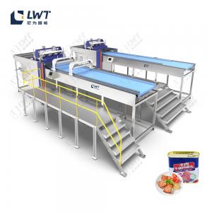 China Canned Meat Processing Lines Sardines Corned Beef Pork Canning Production Packaging Equipment wholesale