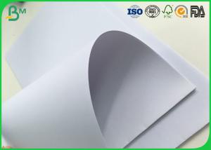 China 100% Virgin Pulp Glossy Coated Paper 53 Gsm / 55gsm For Magazine Instruction Manuals wholesale