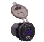 12-24V Usb Motorcycle Phone Charger , Android Motorcycle Usb Adapter