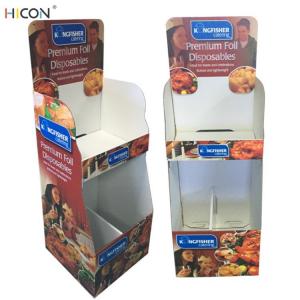 China Convenient Customized 2-Tier Freestanding Cardboard Pop Up Display Rack wholesale