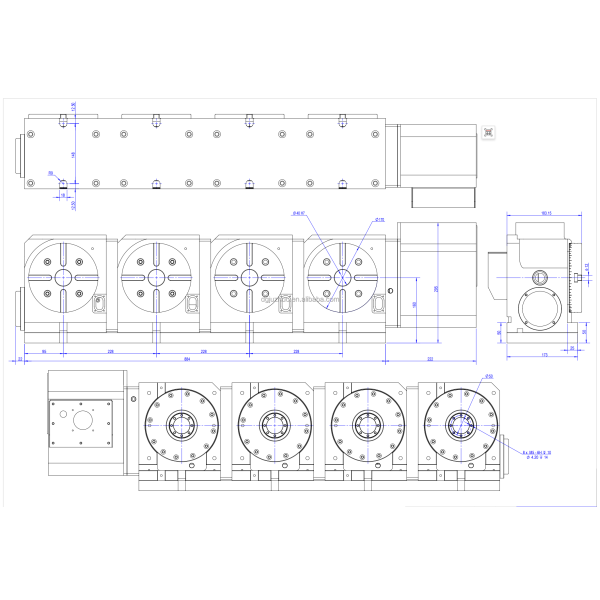 Dividing Head 4/5th Axis Rotary Table