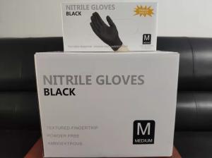 China Automobile Industrial Heavy Duty Nitrile Gloves 5Mil High Elasticity Powder Free wholesale