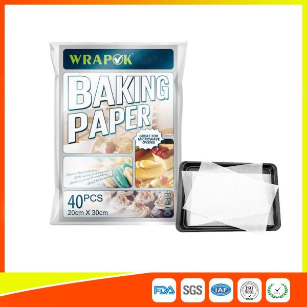 Waterproof Baking Paper Sheets / Non Toxic Parchment Paper Heat Resistant 20 *