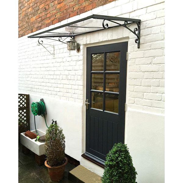 W150cm Polycarbonate Porch Canopy For Office Buildings