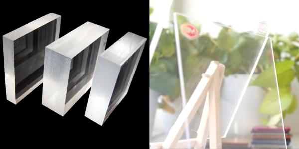 Scratch And Stain Resistant 3mm Clear Acrylic Sheet Cut To Size For Photo