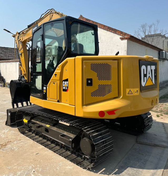 Original Paint Cat 307.5 Used Caterpillar Excavator Hydraulic Crawler 7.5ton