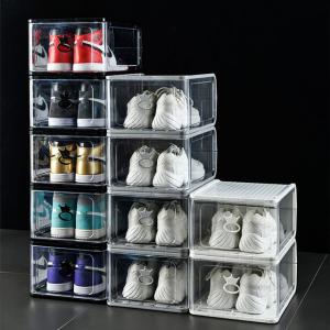 China ODM Dustproof Clear Plastic Shoe Organizer Drawer Rack Transparent wholesale