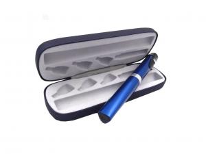 China Blue Color Insulin Pen Box Insulin Travel Case For Pens Tinplate / PU Leather Material wholesale