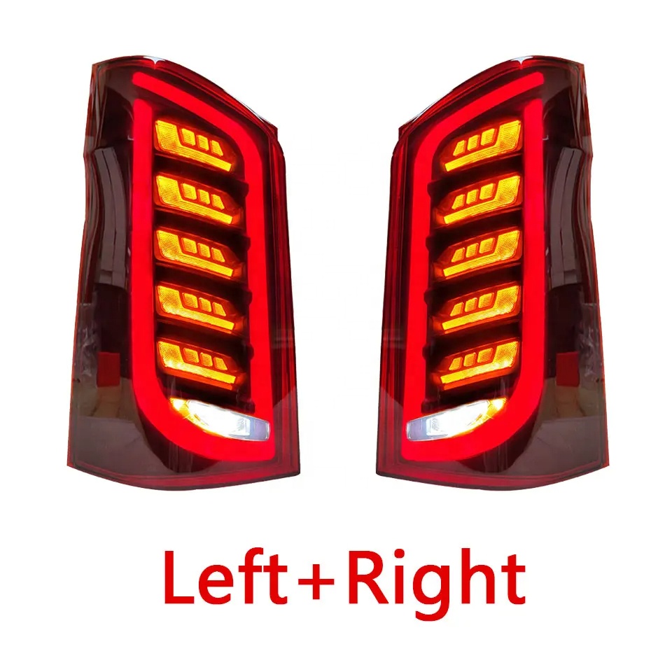 16-21 Taillight Assembly For Mercedes Benz Vito V Class Retrofit Flow Direction LED Running Lights V260 W447