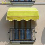 Aluminium Retractable Window Awnings Patio Sun Control Retractable Shades