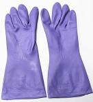 Purple Pvc Household Safety Gloves Latex Glove Fashion High Quality Rubber