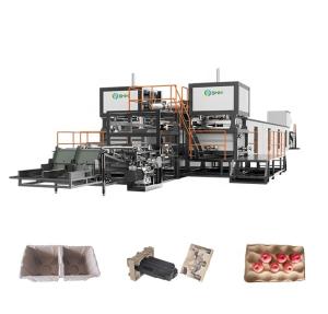 China Fully Automatic Apple Egg Tray Paper Pulp Making Machine With Metal Drying Line wholesale