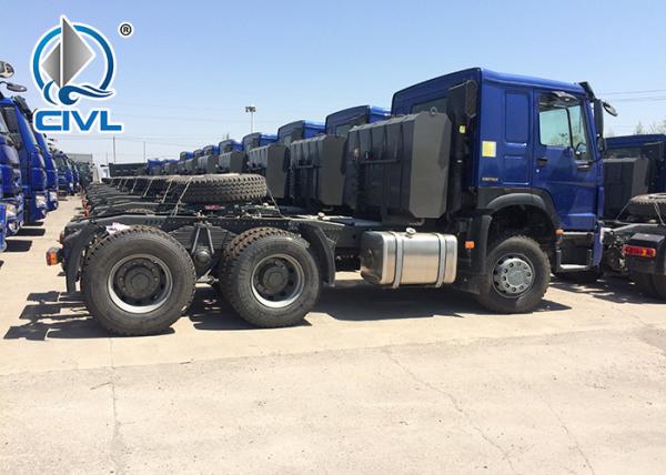 Blue EuroII 6x4 Prime Mover Truck Tractor Truck Tractor HeadQ345 SINOTRUK HOWO