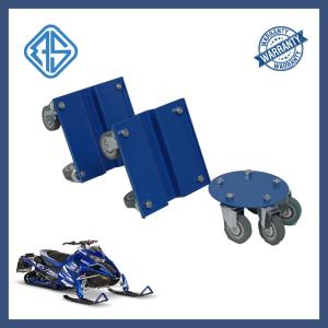 China Mini Snowmobile Moving Cart Motorcycle Trolley Rubber Wheel Heavy Duty Dolly wholesale