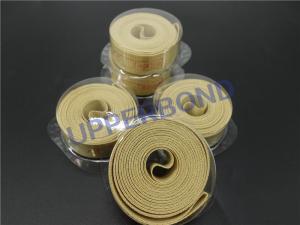 China Cigarette Transfer Conveyor Belt High Intensity Yellow Aramid Garniture Tape wholesale
