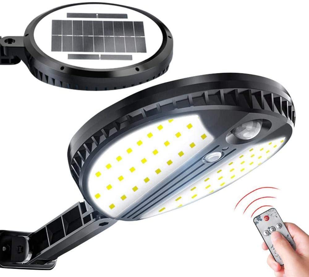 Remote PIR 70pcs 2835SMD Smart Municipal Pole Solar Street Light 35W Body Induction