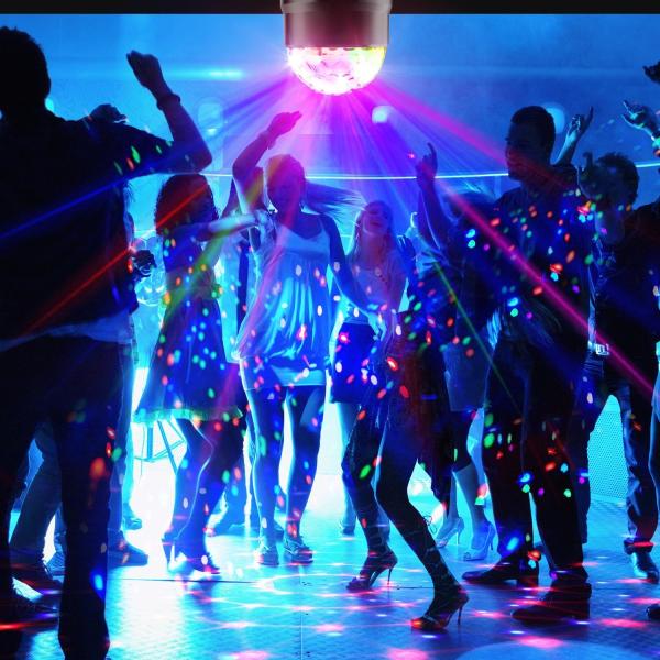 50000 Hours Lifespan Mini Disco Ball Light for Residential Party Strobe Magic