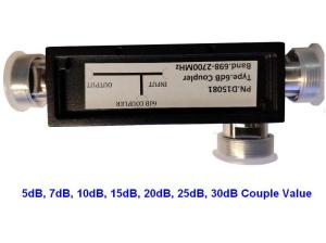 China 5G High Power Dual Directional Coupler DIN Female Connector 698-3800MHz Frequency wholesale