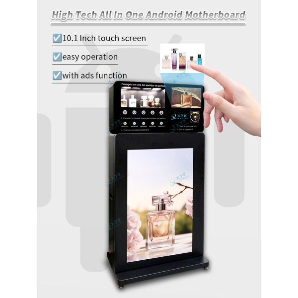 XYZ Commercial Street Perfume Vending Machine Fully Automatic Freestanding Cologne Perfume Spraying Vending Machine