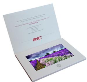 China Folded Paper Product Type Lcd Screen Video Player Brochure For Business Gift Custom Size wholesale