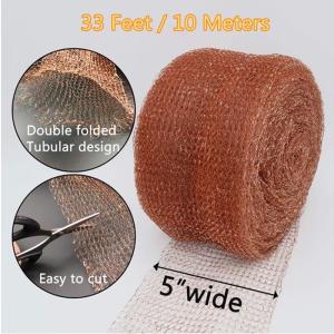 China 0.12mm-2.5mm Pure Copper Mesh For Weep Holes / Pest Control wholesale