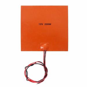 China Flexible 250C Silicone Strip Heater , -60C Rubber Heating Element wholesale