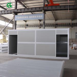 China Toilet Foldable Container Home Side Double Doors Double Shutters wholesale