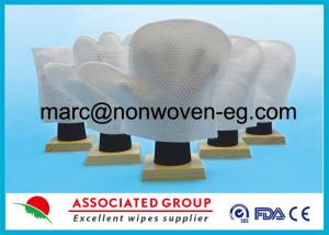 China Dry Nonwoven Spunlace or Needle Punch Wash Glove Mitts Sew Or Ultrasonic 50pcs wholesale
