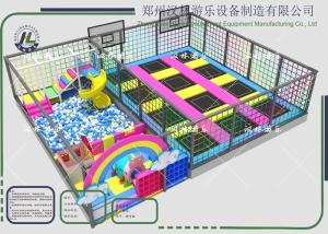 China Jumping Zone Themed Outdoor Trampoline Playground Park Skypods wholesale
