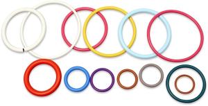 China Coated Black 1500 PSI Tensile Strength Oil / Hole / Water Seal O Ring In 70A Hardness wholesale