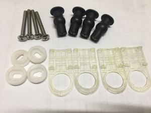 China Cross Head Toilet Mounting Hardware , Rubber Expansion Toilet Seat Cover Screws wholesale
